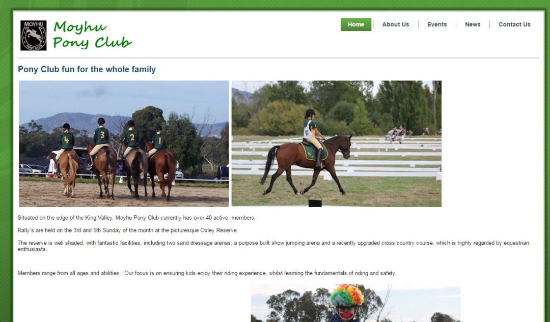 Moyhu Pony Club